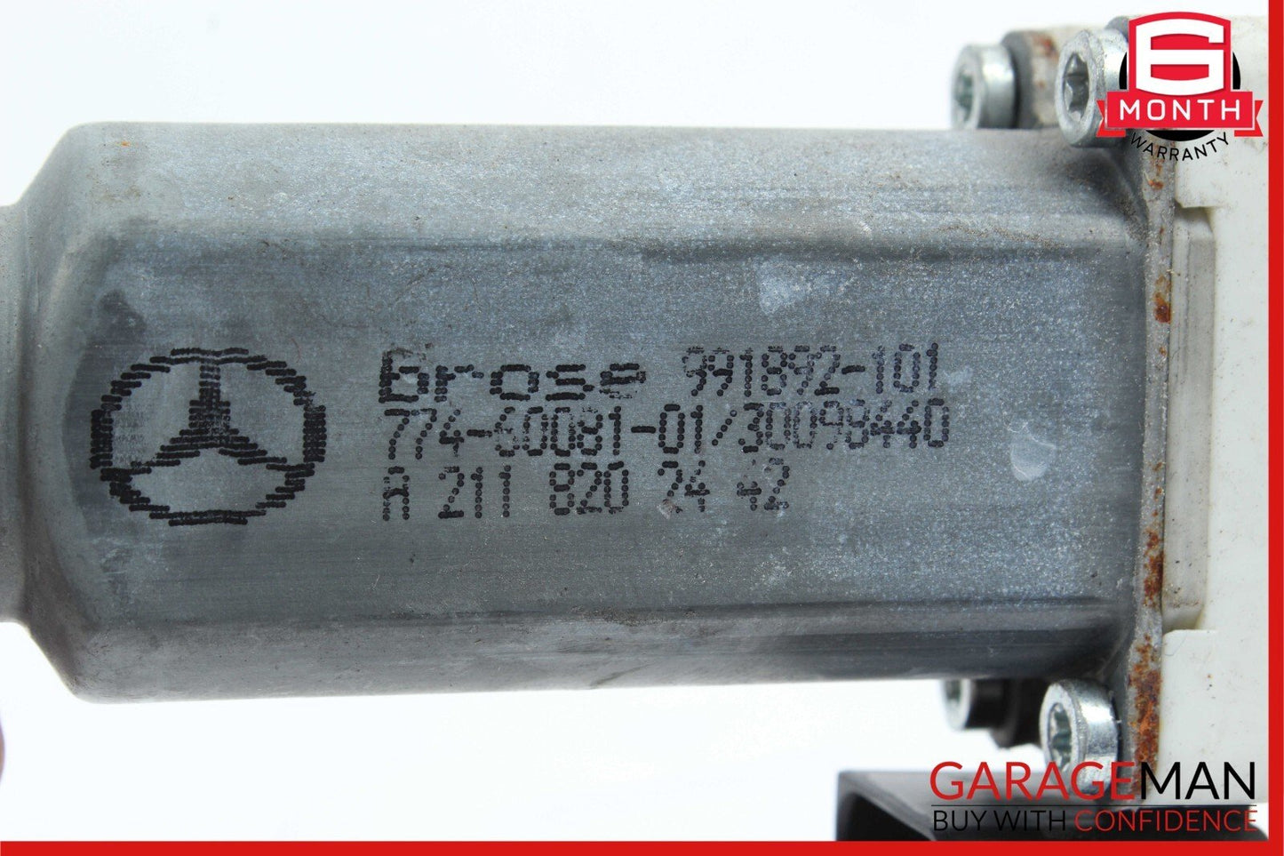 03-09 Mercedes W211 E350 E500 Rear Right Side Window Regulator Motor OEM