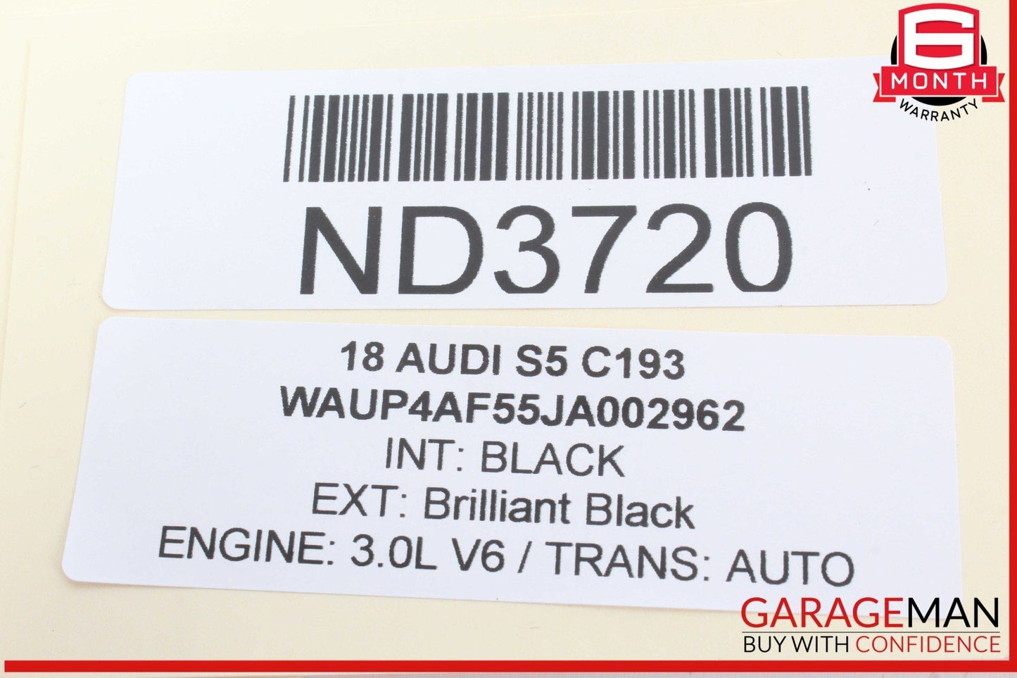 17-24 Audi S5 A4 Roof Exterior Shark Fin Antenna Module 4M0035503C OEM