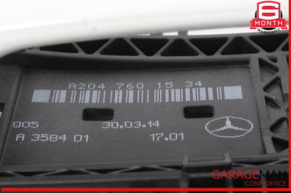 08-15 Mercedes X204 GLK350 Front Left Driver Side Exterior Door Handle White OEM