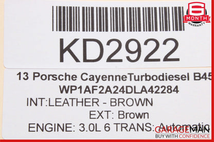 11-17 Porsche Cayenne 958 Macan Front Right Side Door Control Module Unit OEM