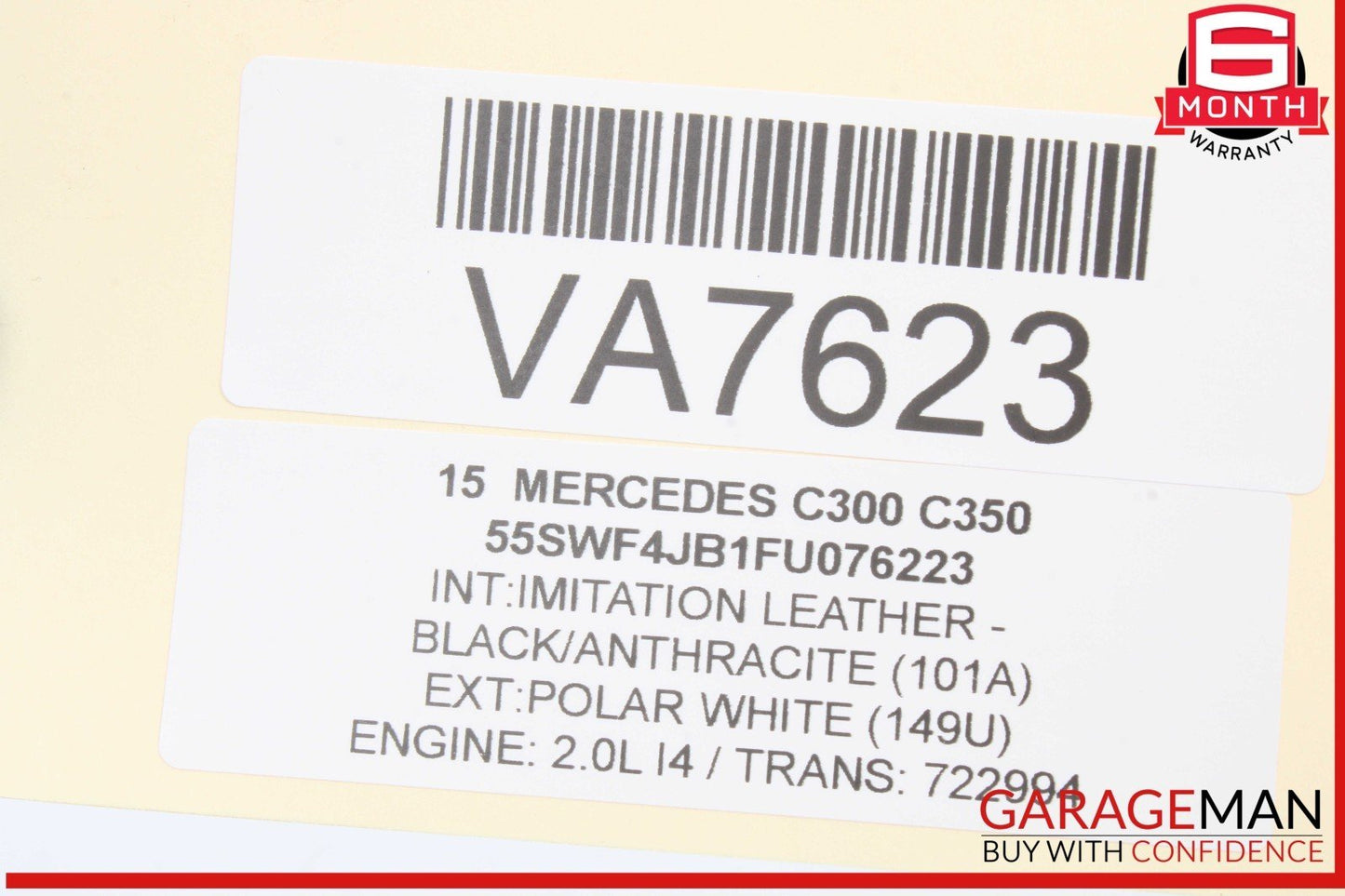 15-20 Mercedes W205 C300 GLC43 AMG Center Dash Dashboard Air A/C Vent OEM