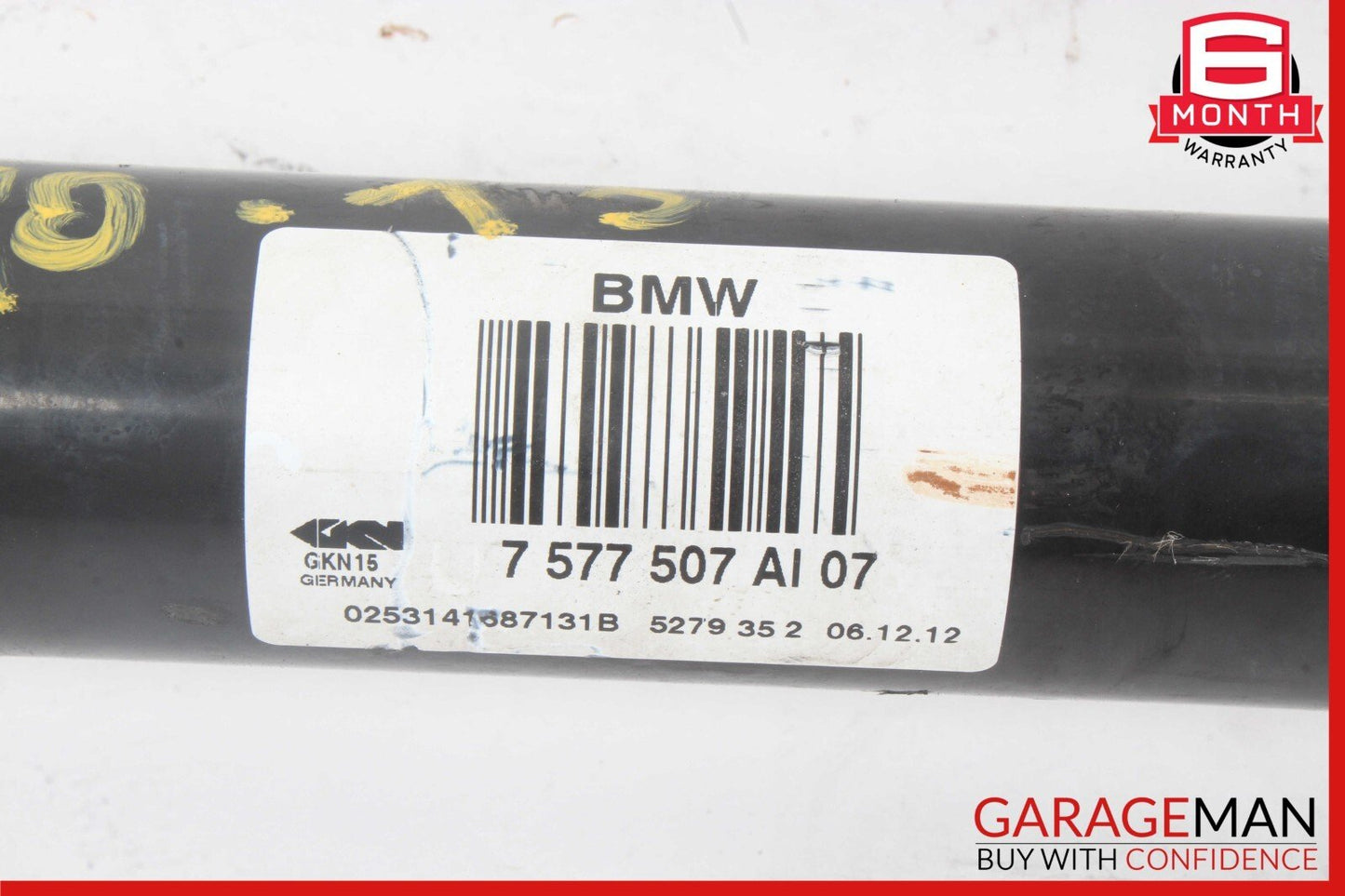 09-19 BMW F06 640i 550i 750i Rear Left Driver Side Axle CV Half Shaft OEM