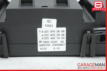07-14 Mercedes W221 S550 CL550 A/C AC Heater Temperature Climate Control Switch