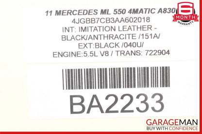 07-13 Mercedes W221 S550 CL550 Center Dash AC A/C Air Vent Trim 2216890066 OEM