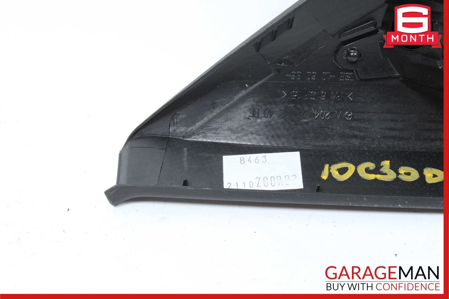 08-14 Mercedes W204 C300 Front Right Side Door Panel Tweeter Speaker Cover OEM