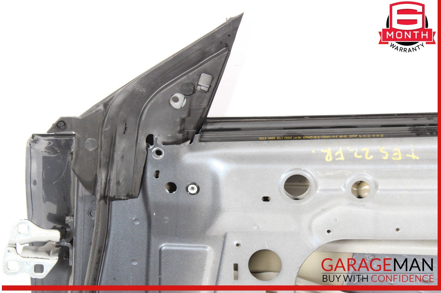 17-23 Tesla Model 3 Front Right Passenger Side Door Shell Panel OEM