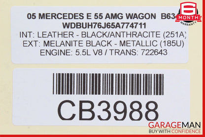 03-06 Mercedes W211 E55 AMG E500 Suspension Air Chamber Pressure Accumulator OEM