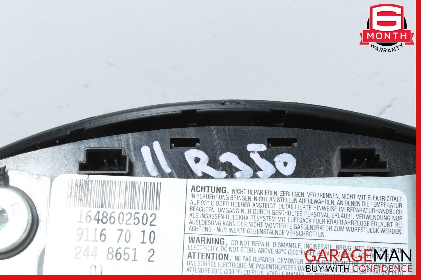 09-13 Mercedes W251 R350 GL350 ML550 Driver Steering Wheel Airbag Air Bag OEM