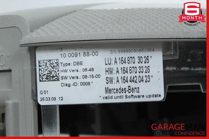 06-13 Mercedes ML350 ML550 R350 Front Overhead Dome Light Lamp Reading Map Gray