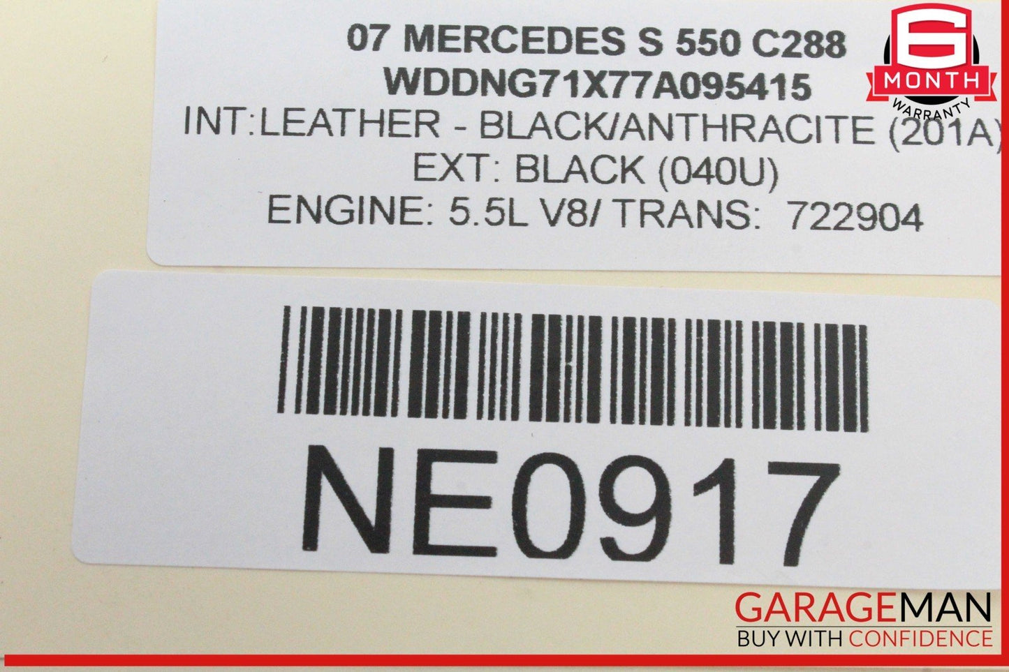 07-13 Mercedes W221 S550 CL550 Front Left Driver Side Door Lock Latch Actuator