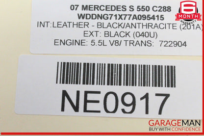 07-13 Mercedes W221 S550 CL550 Front Left Driver Side Door Lock Latch Actuator