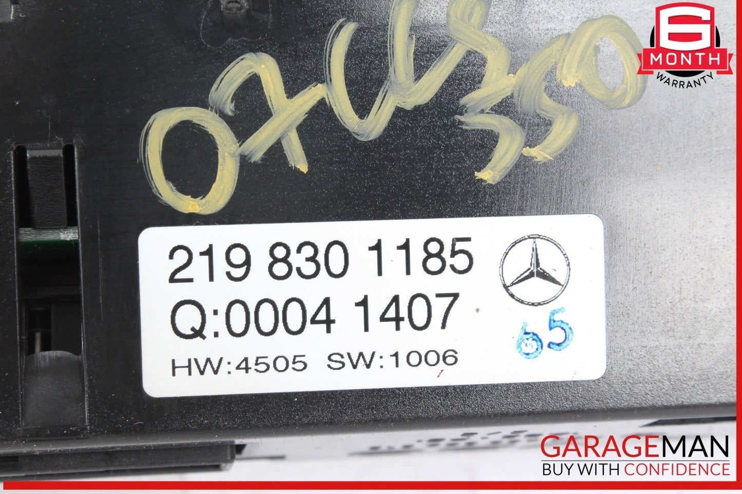 06-11 Mercedes W219 CLS550 CLS63 AMG A/C AC Heater Climate Control Unit OEM