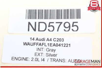 13-16 Audi A4 Front Right Passenger Side Lower Forward Control Arm OEM