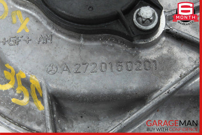 05-13 Mercedes E350 C300 GLK350 Front Left Side Engine Timing Chain Cover Plate