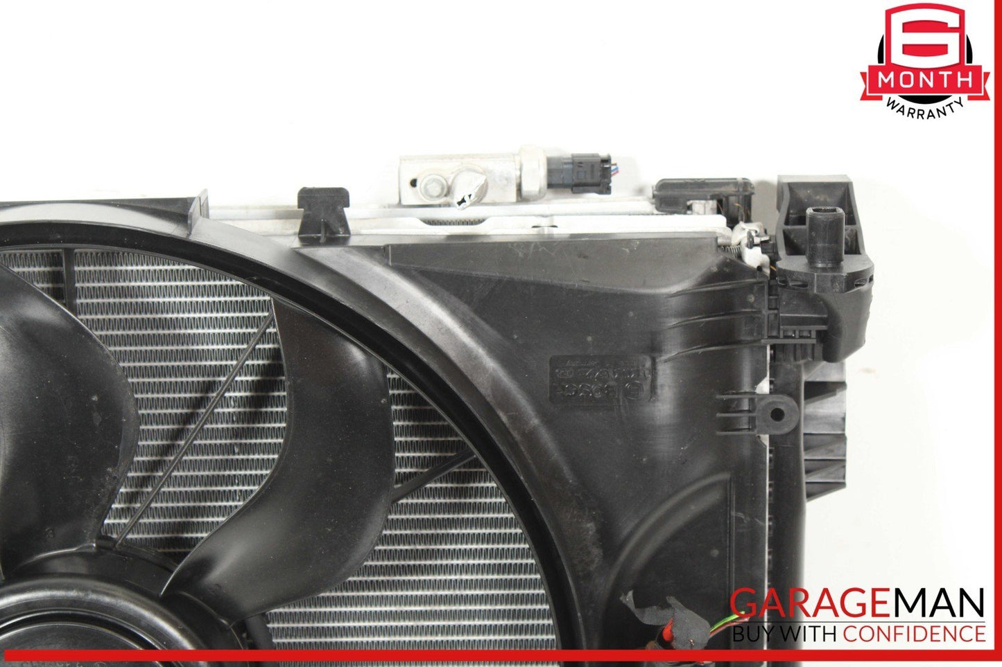 12-15 Mercedes R172 SLK250 Radiator Cooling Fan Motor AC Condenser Assy OEM