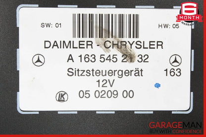 98-05 Mercedes W163 ML320 ML500 Front Right or Left Side Seat Control Module OEM