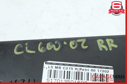 01-06 Mercedes W215 CL600 CL500 CL55 AMG Rear Right Side Air Bag Airbag SRS OEM