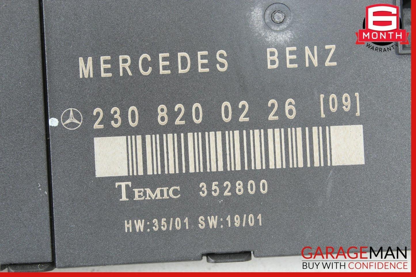 03-08 Mercedes R230 SL500 SL550 SL65 AMG Front Right Side Door Control Module