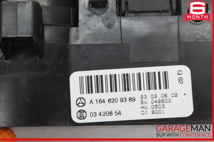 06-11 Mercedes W164 ML350 ML450 GL450 Rear AC Heater Climate Control Switch OEM