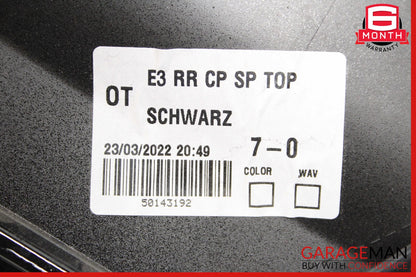 20-23 Porsche Cayenne Turbo S Rear Bumper Spoiler Black OEM