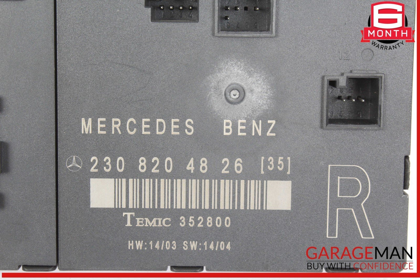 03-12 Mercedes R230 SL500 SL55 SL600 Front Right Side Door Control Module OEM