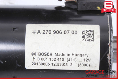 14-18 Mercedes W117 CLA250 GLA250 Engine Starter Motor 2709060700 OEM