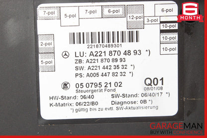 07-13 Mercedes W221 S550 S63 AMG Rear Left or Right Door Control Module Unit