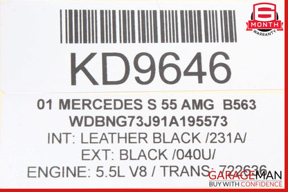 00-06 Mercedes W220 S55 Front Left Driver Side Window Regulator Motor OEM