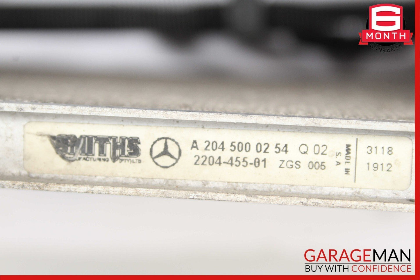 08-17 Mercedes W204 C250 E400 AC Air A/C Condenser Power Steering Cooler Assy