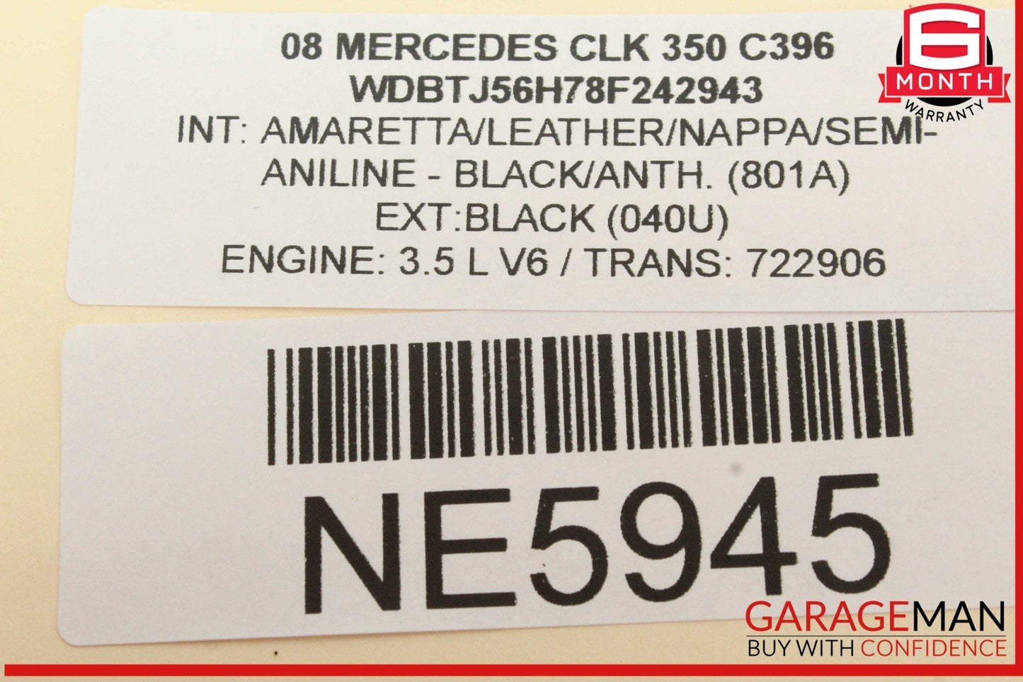 Mercedes W209 CLK350 Voice Communication Control Module Unit 2218708726 OEM