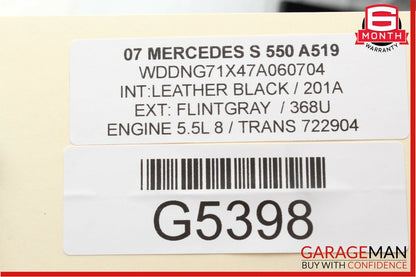 07-09 Mercedes W221 S550 Antenna Amplifier Phone AMP Booster Module Unit OEM