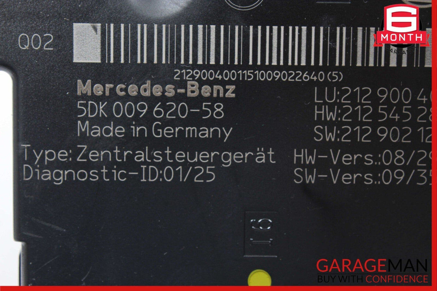 10-11 Mercedes W212 E250 E350 E550 Rear Fuse Relay Box SAM Module Assembly