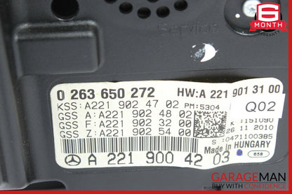 07-13 Mercedes W221 S4000 Speedometer Odometer Instrument Cluster Gauge OEM