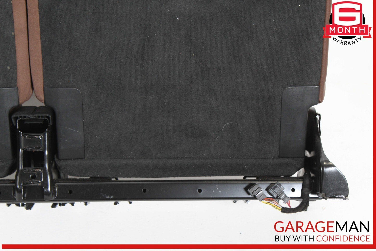 17-19 Audi Q7 Rear 3rd Row Upper Seat Bench Cushion Cover OEM