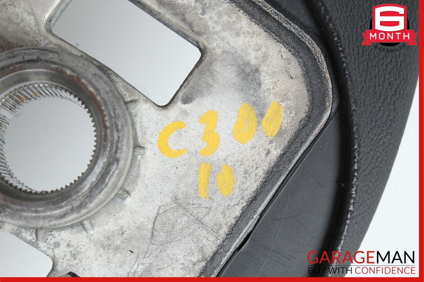 08-12 Mercedes W204 C280 C300 GLK350 Driver Steering Wheel 3 Spoke Black OEM