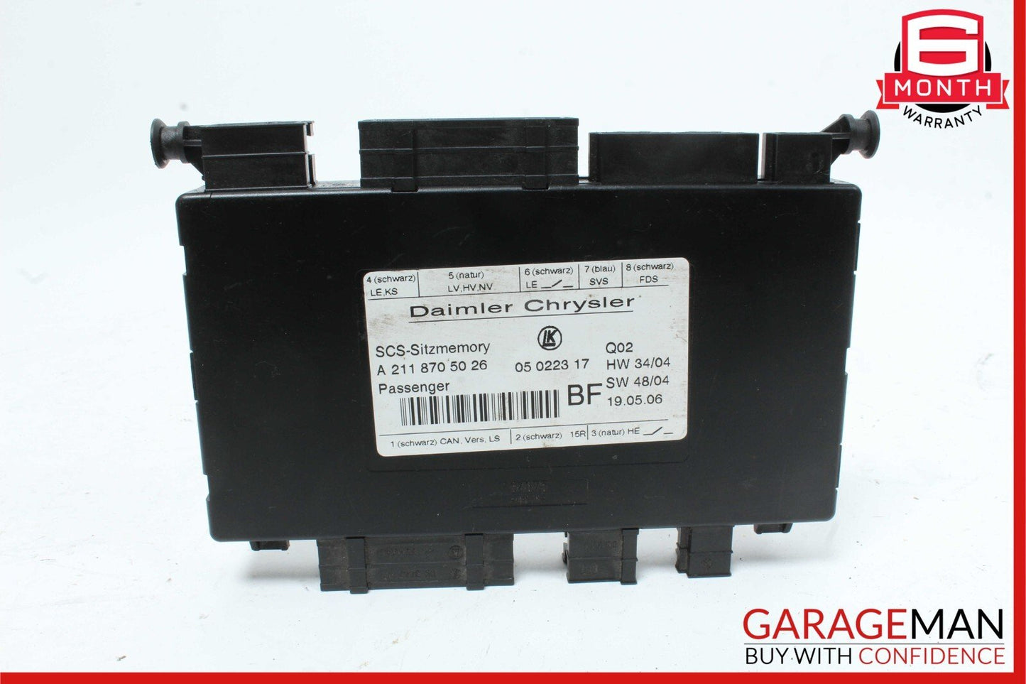 03-12 Mercedes W219 CLS500 E550 ML350 Front Right Seat Control Module OEM