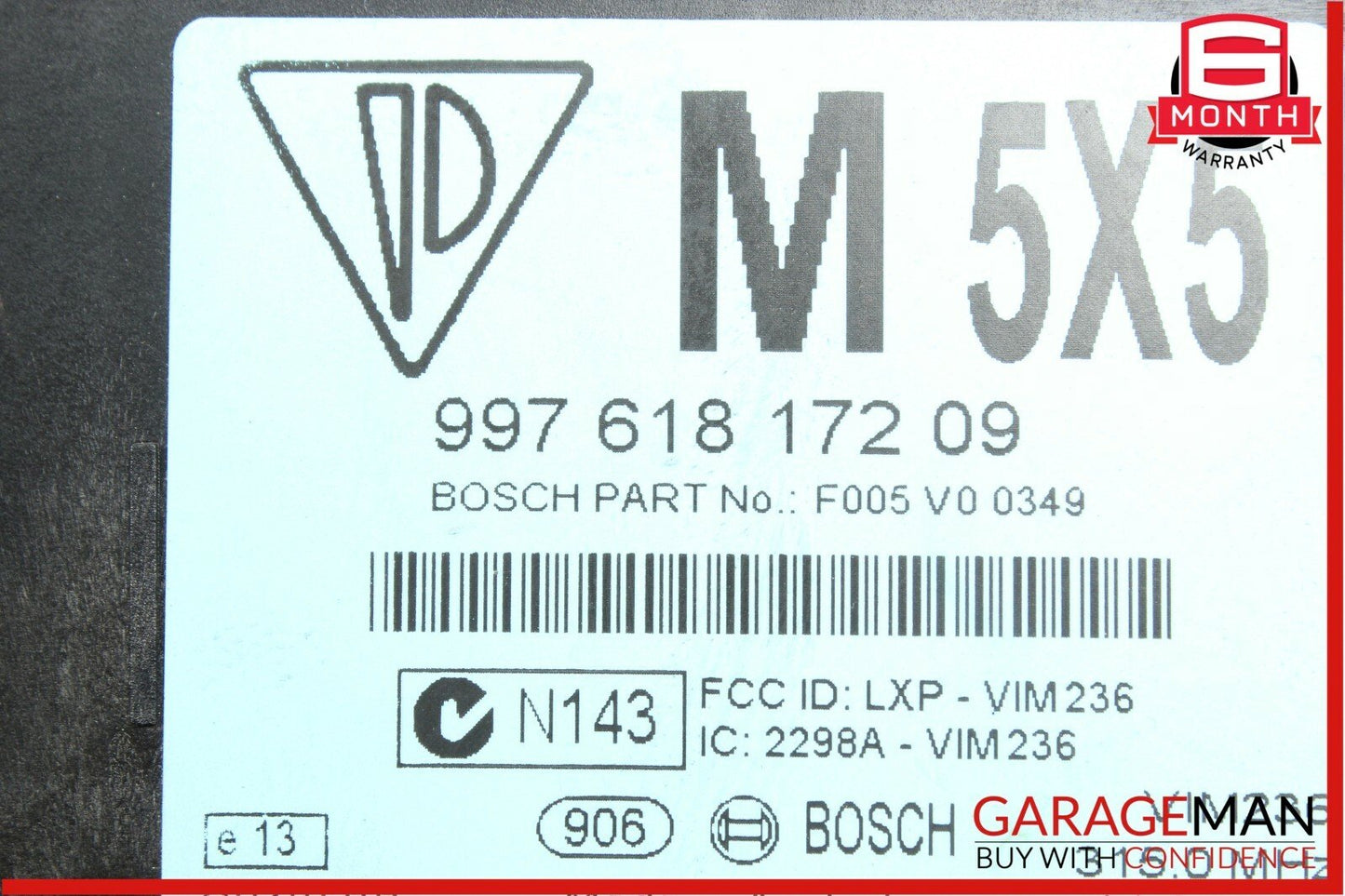 05-08 Porsche Boxster 987 ECU ECM Anti Theft Locking Immobilizer Module Unit OEM