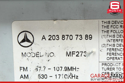 05-07 Mercedes W203 C230 C320 C55 AMG AM FM Radio Stereo CD Player MF2731