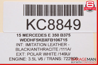 14-20 Mercedes W207 E350 CLS550 E550 Active Lane Assist Front Camera OEM