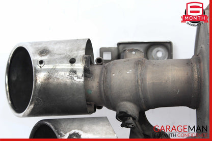 14-17 Maserati Ghibli Rear Left Driver Side Exhaust Muffler Dual Tip OEM