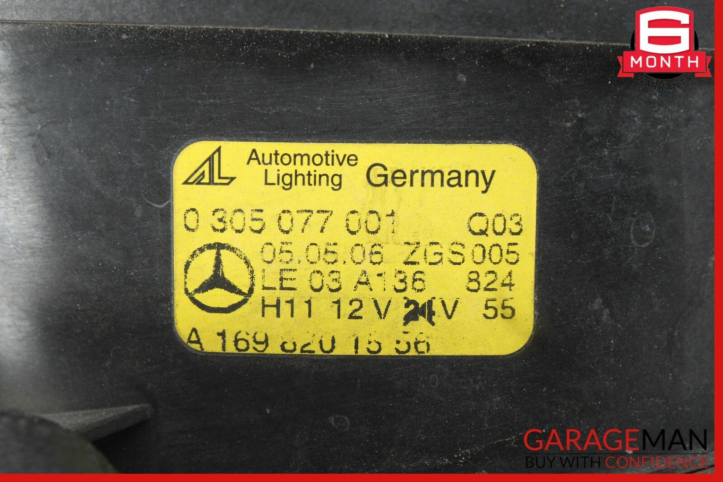 06-09 Mercedes W209 CLK350 Left Driver Side Fog Light Lamp 1698201556 OEM