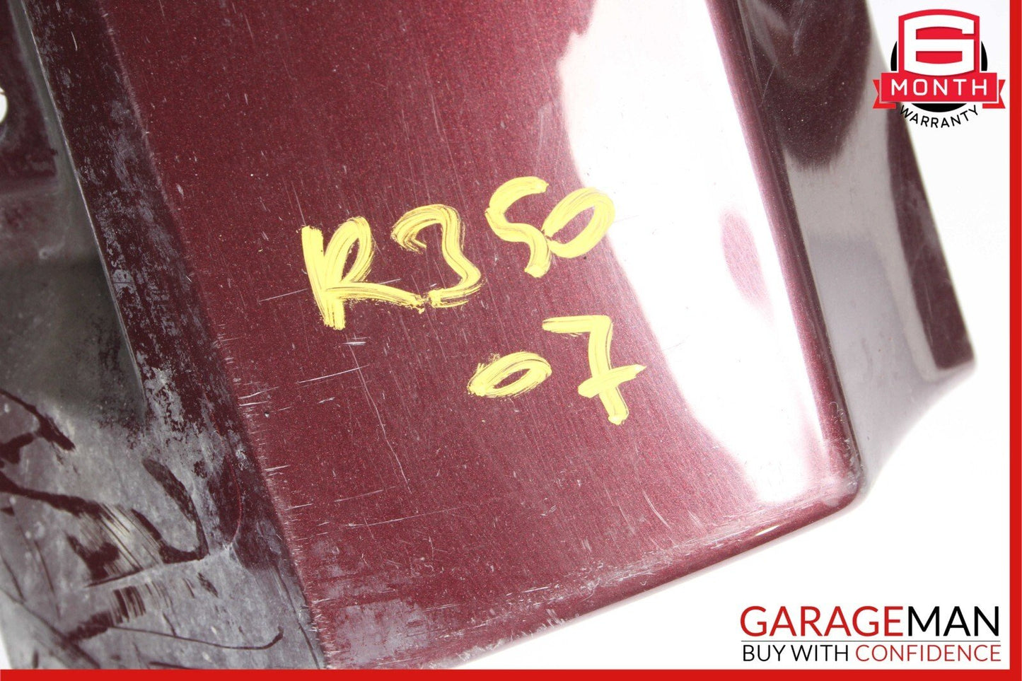 06-13 Mercedes W251 R350 Left Side Skirt Rocker Moulding Panel Carneol Red OEM