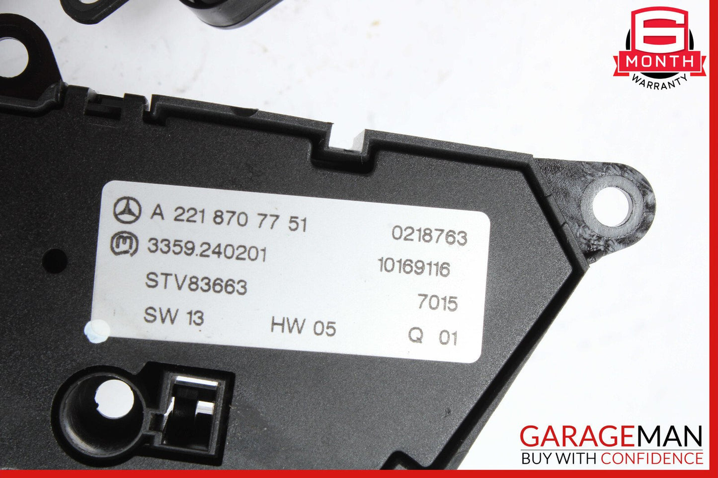 07-14 Mercedes W221 S550 CL550 Front Right Side Seat Control Switch OEM