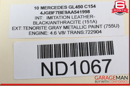 06-13 Mercedes X164 GL450 ML350 Front Right Side Window Regulator Motor OEM