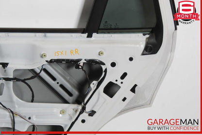 12-15 BMW X1 Rear Right Passenger Side Door Shell White OEM