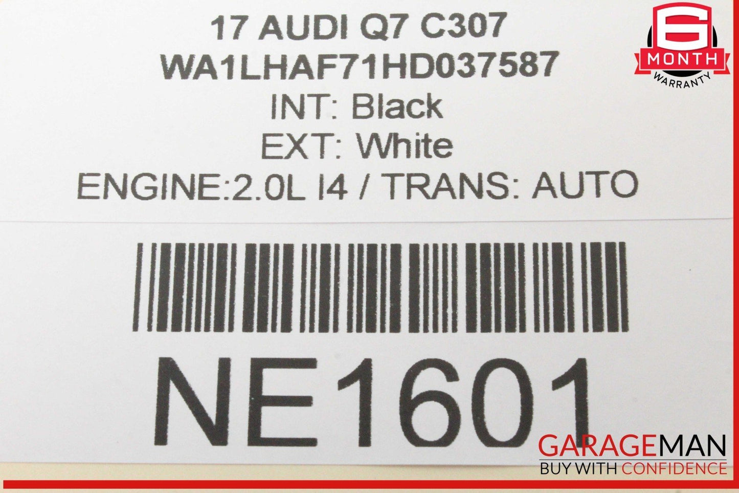 17-24 Audi Q7 Rear Thrid 3rd Row Right Side Seat Belt Seatbelt 34218745A