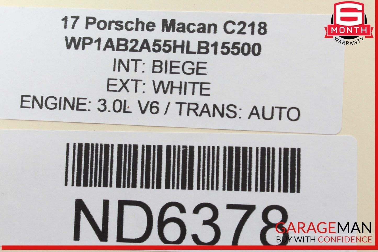 15-24 Porsche Macan 95B Rear Left or Rear Right Side Lower Forward Control Arm