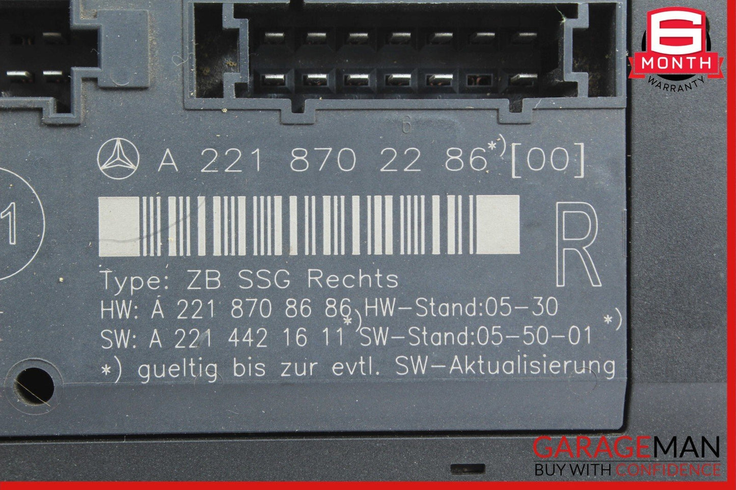 07-13 Mercedes W221 S550 Front Right Passenger Side Under Seat Control Module