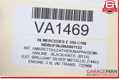 08-17 Mercedes W212 E350 C250 E400 Front Left Side Lower Control Arm RWD OEM