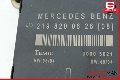 06-11 Mercedes W219 CLS500 CLS63 AMG Front Left Side Door Control Module Unit